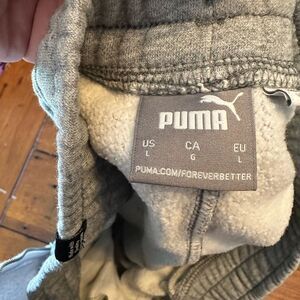 PUMA Cozy Gray Shorts